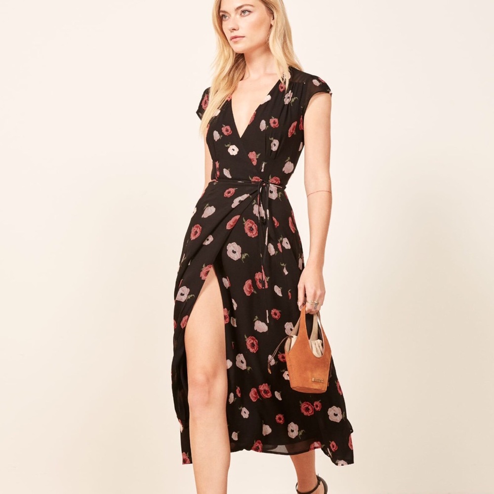 Reformation Carina Midi Dress in Jennifer
